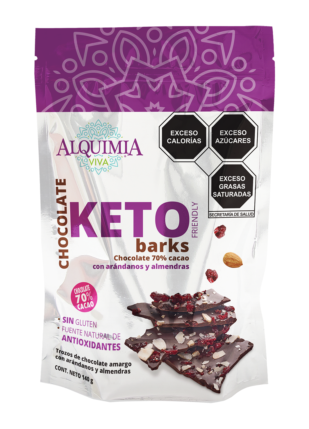 Keto Bark 70% cacao
