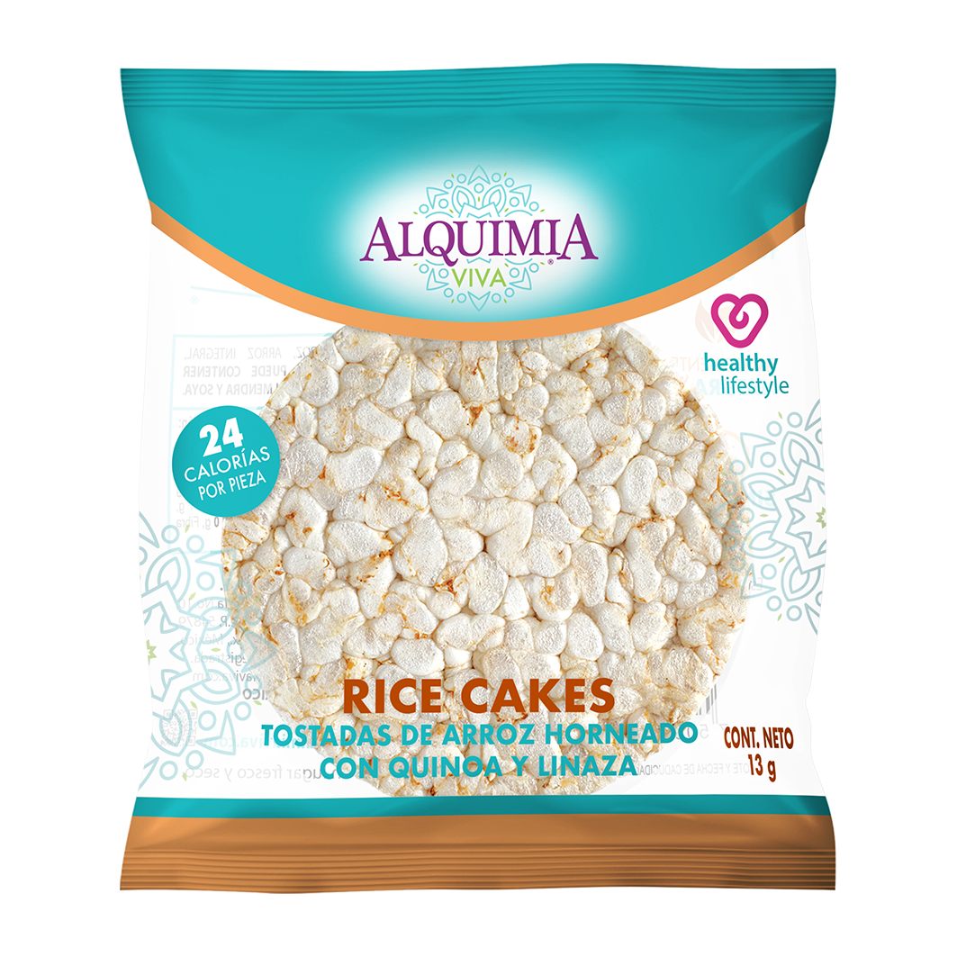 Rice Cake quinoa con linaza